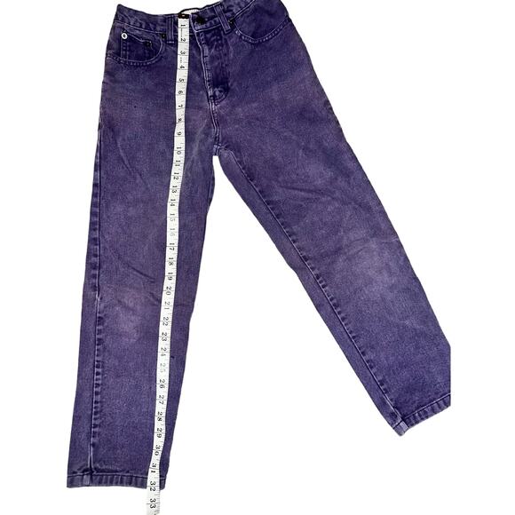 Vintage Purple Jeanjer denim jeans. Girls size 10. - Picture 8 of 10
